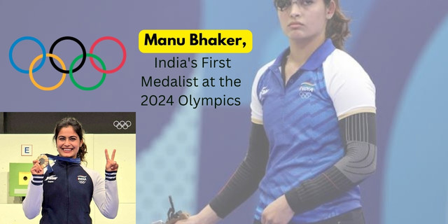 Manu Bhake, India's first medalist at Olympics 2024